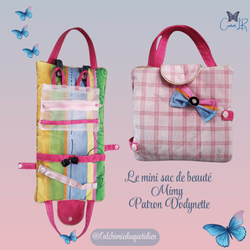 Le Mini sac de beauté Mimy - patron Dodynette