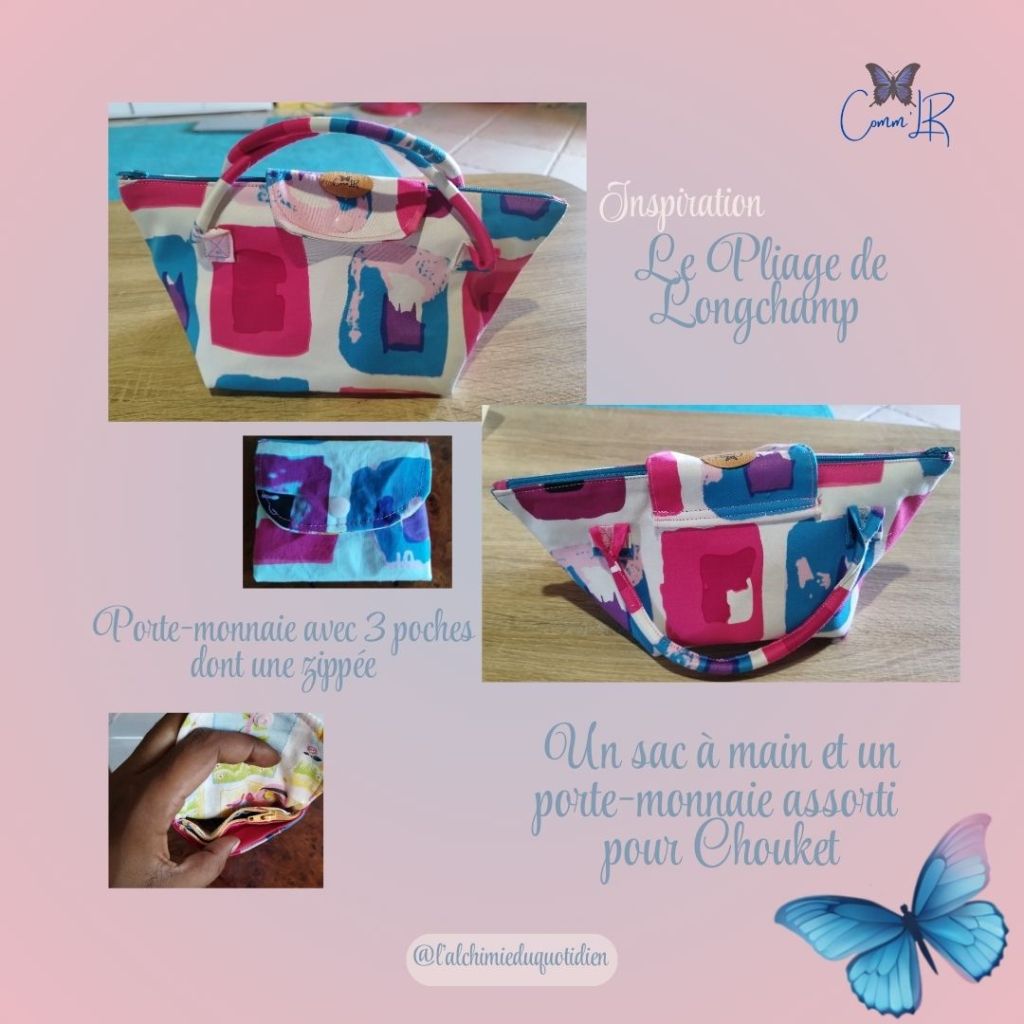 Inspirée du Pliage de Longchamp, un sac comme Missy pour Chouket