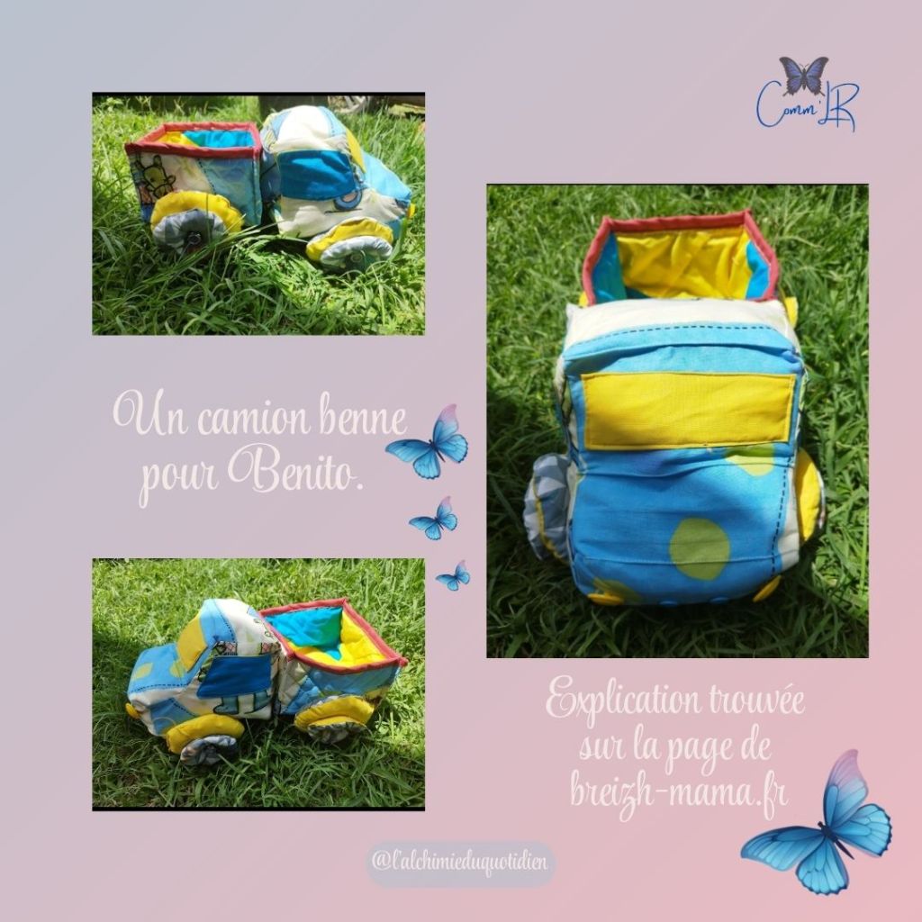 Un camion benne pour les activités en plein air de Benito