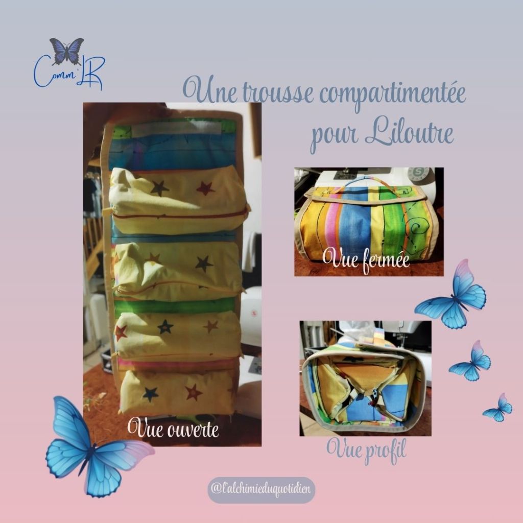 La trousse compartimentée, conçue avec soin et créativité
